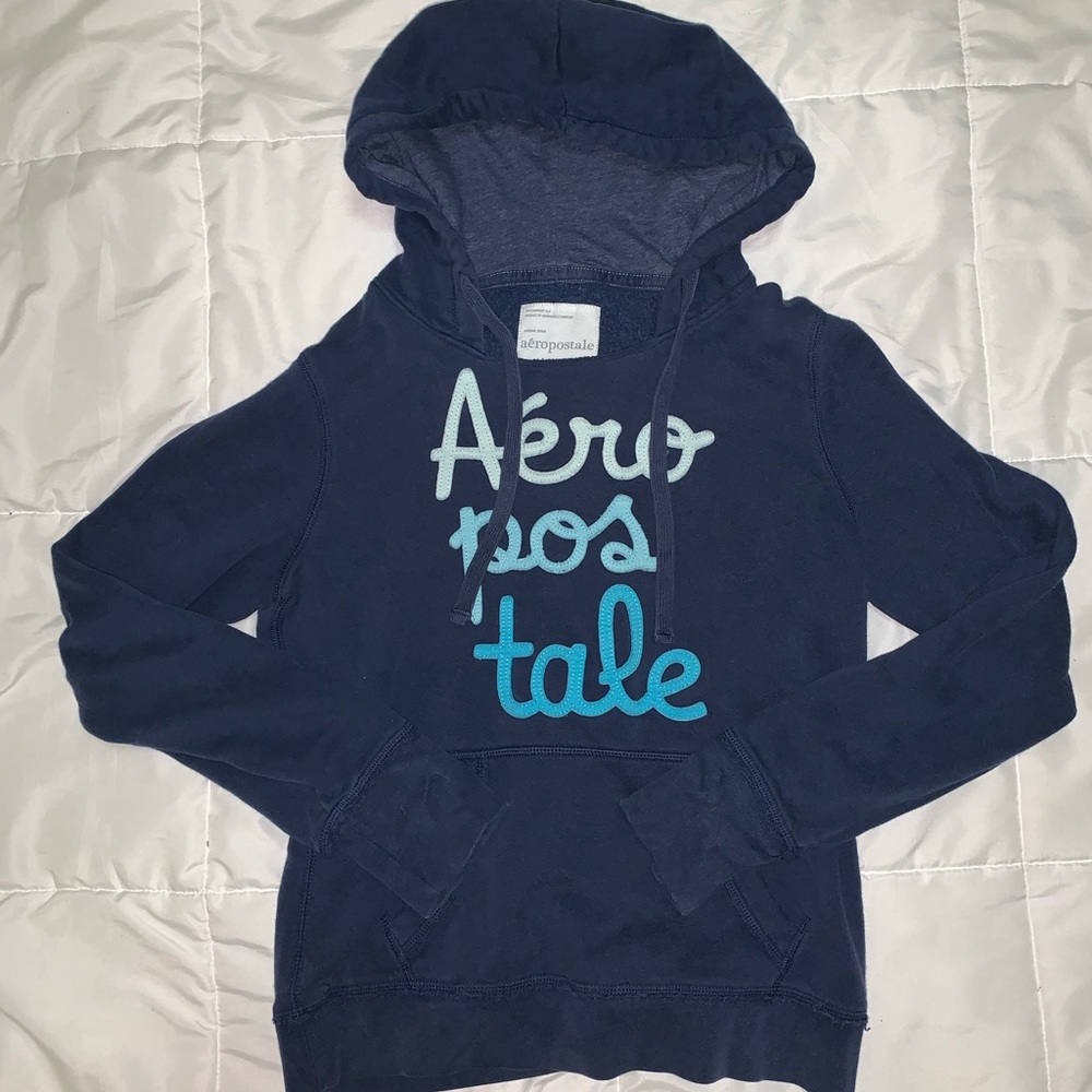 Girls Blue Aeropostale hoodie